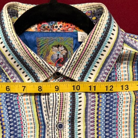Robert Graham Men's Multicolor Long Sleeve Shirt – Size XL - Picture 12 of 16